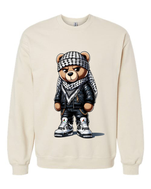 The Brave Bear : Cream Crewneck
