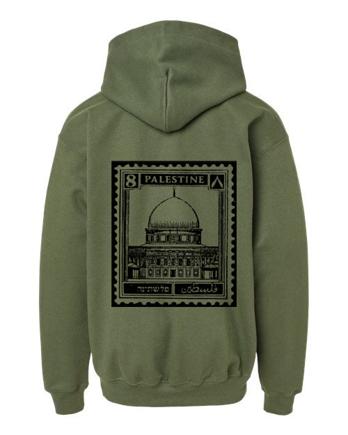 Palestinian Pride: Map and Stamp Edition Hoodie