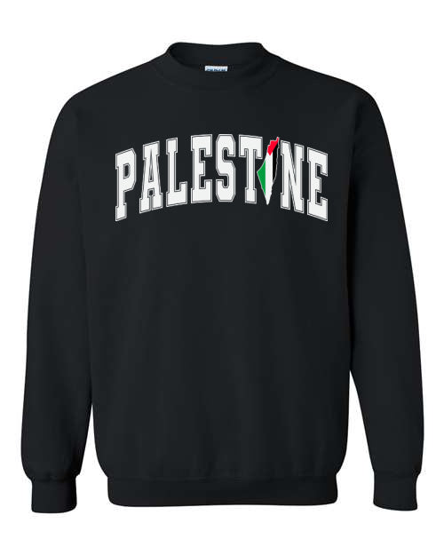 Black Palestine Signature Crewneck